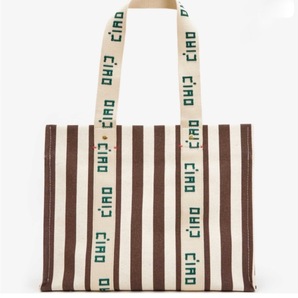 Clare V Noemi Tote In Natural/Mocha